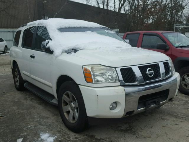 5N1AA08B14N710410 - 2004 NISSAN ARMADA SE WHITE photo 1