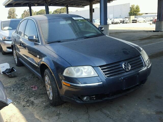 WVWPD63B23P183917 - 2003 VOLKSWAGEN PASSAT GLS BLUE photo 1