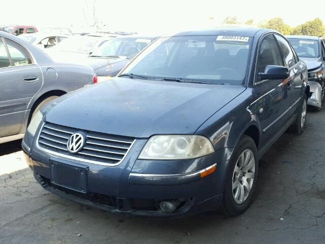 WVWPD63B23P183917 - 2003 VOLKSWAGEN PASSAT GLS BLUE photo 2