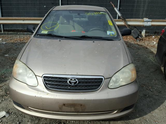 1NXBR32E55Z379940 - 2005 TOYOTA COROLLA CE TAN photo 9