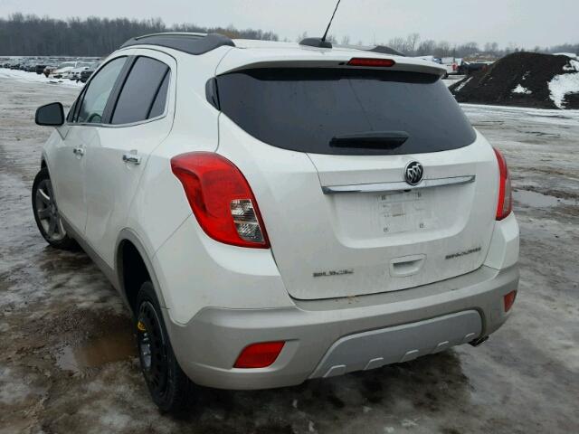 KL4CJCSB7GB728756 - 2016 BUICK ENCORE WHITE photo 3