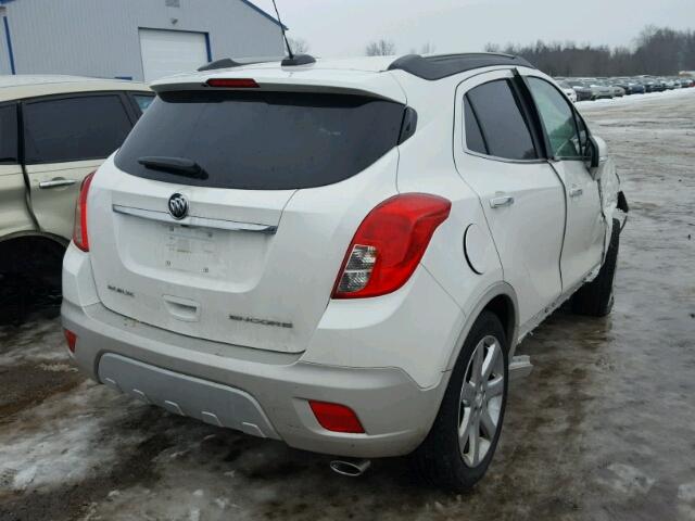 KL4CJCSB7GB728756 - 2016 BUICK ENCORE WHITE photo 4