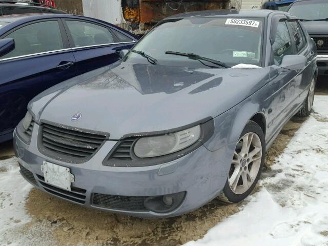 YS3ED49G183510491 - 2008 SAAB 9-5 2.3T GRAY photo 2