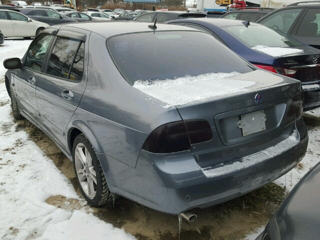 YS3ED49G183510491 - 2008 SAAB 9-5 2.3T GRAY photo 3