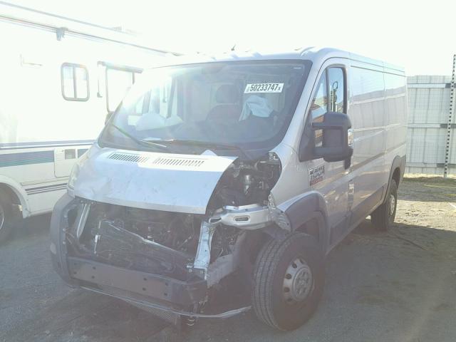 3C6TRVAG8EE109923 - 2014 RAM PROMASTER SILVER photo 2