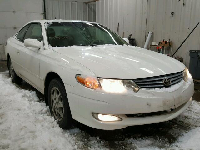 2T1CE22P13C022135 - 2003 TOYOTA CAMRY SOLA WHITE photo 1