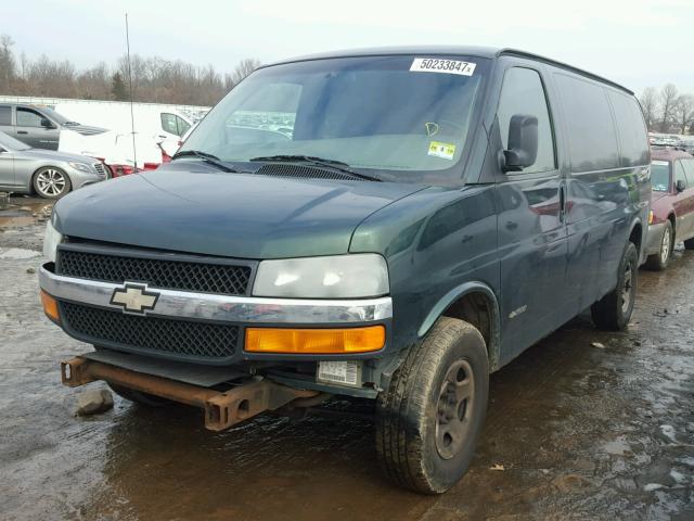 1GCFH25T031196554 - 2003 CHEVROLET EXPRESS G2 GREEN photo 2