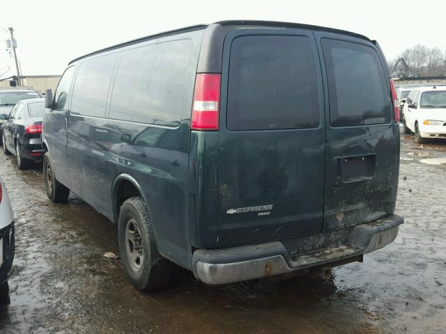 1GCFH25T031196554 - 2003 CHEVROLET EXPRESS G2 GREEN photo 3