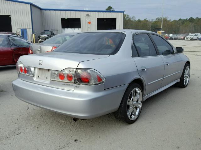 1HGCG56671A013150 - 2001 HONDA ACCORD EX SILVER photo 4