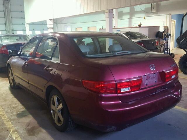 1HGCM56675A800209 - 2005 HONDA ACCORD EX RED photo 3