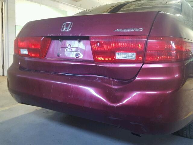 1HGCM56675A800209 - 2005 HONDA ACCORD EX RED photo 9