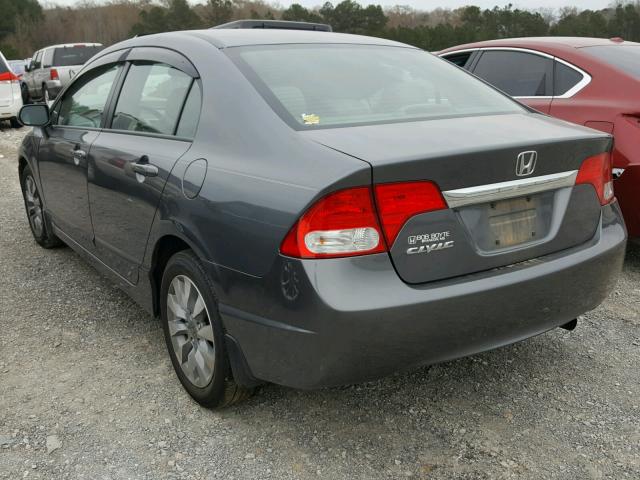 19XFA1F93BE022104 - 2011 HONDA CIVIC EXL GRAY photo 3