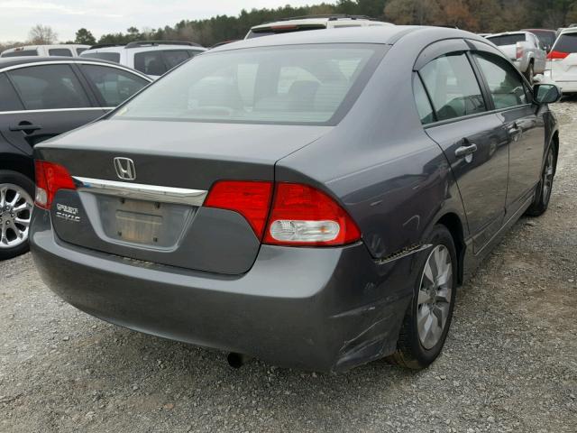 19XFA1F93BE022104 - 2011 HONDA CIVIC EXL GRAY photo 4