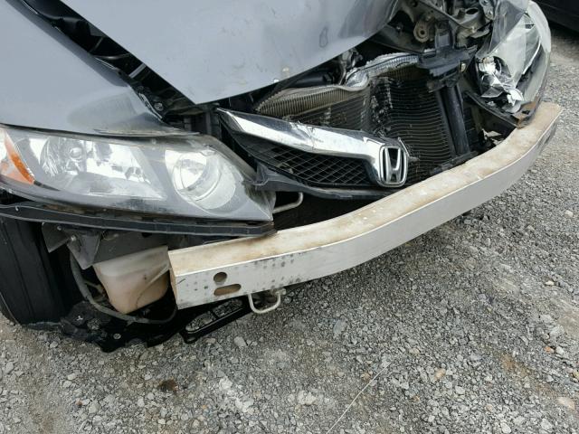 19XFA1F93BE022104 - 2011 HONDA CIVIC EXL GRAY photo 9