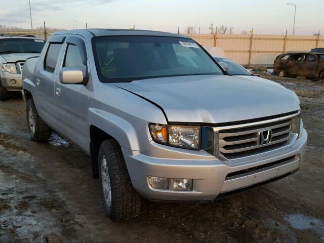 5FPYK1F58EB501918 - 2014 HONDA RIDGELINE SILVER photo 1