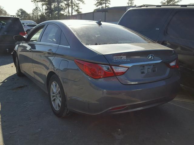 5NPEB4AC0CH368220 - 2012 HYUNDAI SONATA GLS GRAY photo 3