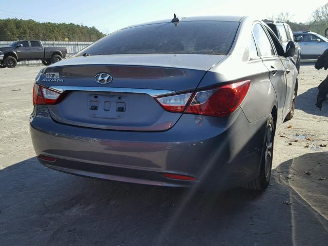 5NPEB4AC0CH368220 - 2012 HYUNDAI SONATA GLS GRAY photo 4