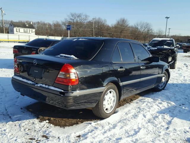 WDBHA23E5VA500562 - 1997 MERCEDES-BENZ C 230 BLACK photo 4