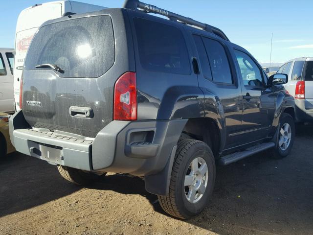 5N1AN08W18C514587 - 2008 NISSAN XTERRA OFF CHARCOAL photo 4