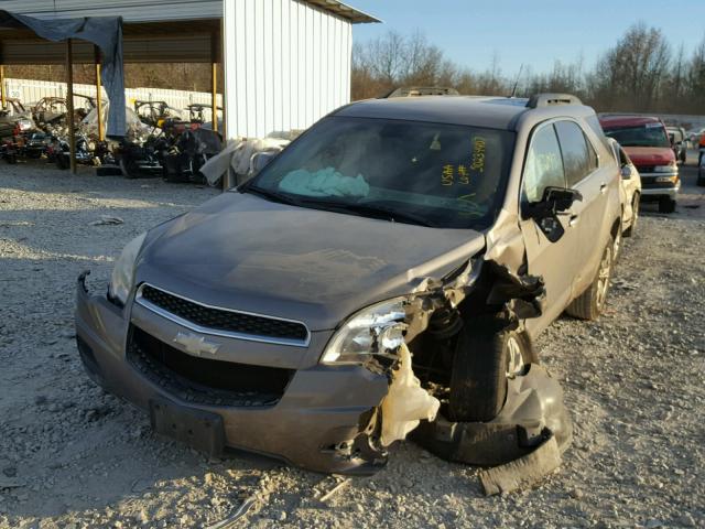 2CNALDEW5A6263539 - 2010 CHEVROLET EQUINOX LT BROWN photo 2