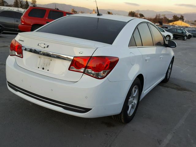 1G1PF5SC6C7280447 - 2012 CHEVROLET CRUZE LT WHITE photo 4