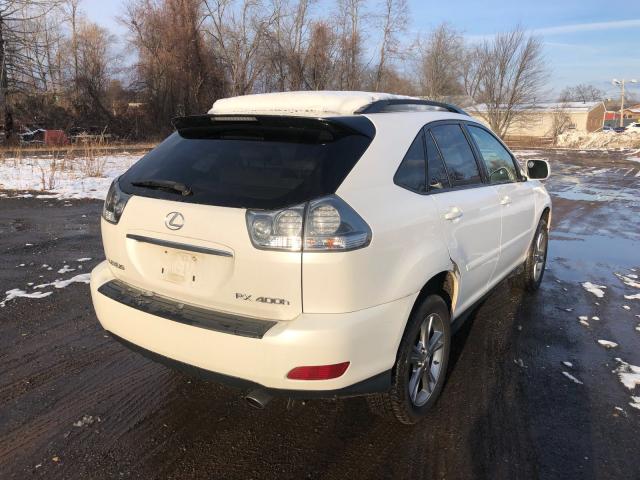 JTJHW31U460001758 - 2006 LEXUS RX 400 WHITE photo 4