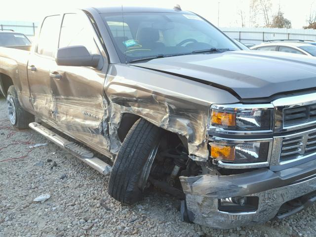 1GCVKREH4EZ165362 - 2014 CHEVROLET SILVERADO BROWN photo 9