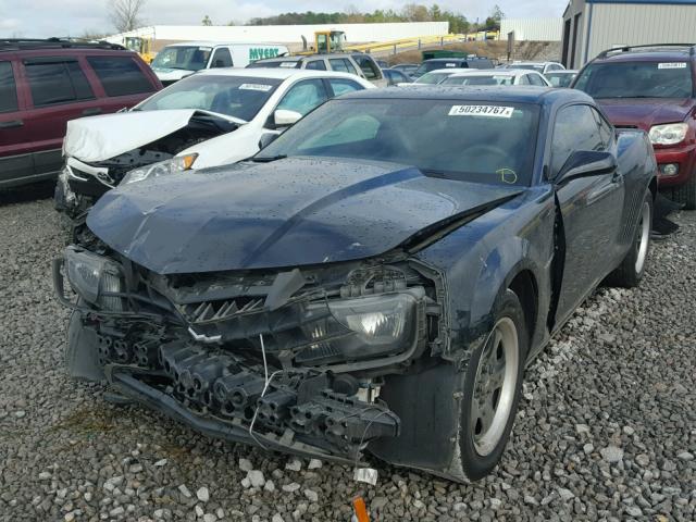 2G1FA1EV5A9167777 - 2010 CHEVROLET CAMARO LS BLACK photo 2