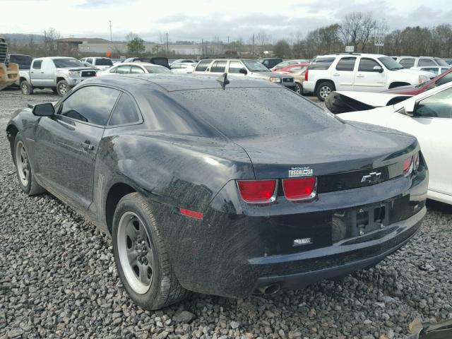 2G1FA1EV5A9167777 - 2010 CHEVROLET CAMARO LS BLACK photo 3