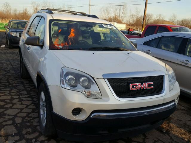 1GKLRKED6AJ172270 - 2010 GMC ACADIA SL WHITE photo 1