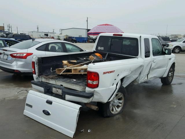 1FTYR44E47PA19187 - 2007 FORD RANGER SUP WHITE photo 4