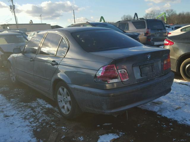 WBAET374X3NJ27561 - 2003 BMW 325 I GRAY photo 3