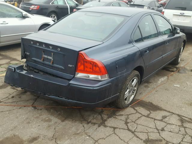 YV1RS592X92730674 - 2009 VOLVO S60 2.5T BLUE photo 4