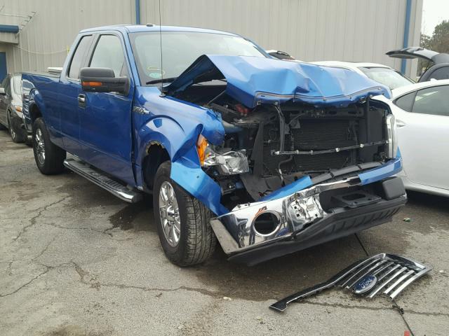 1FTFX1CF4BFD01687 - 2011 FORD F150 SUPER BLUE photo 1