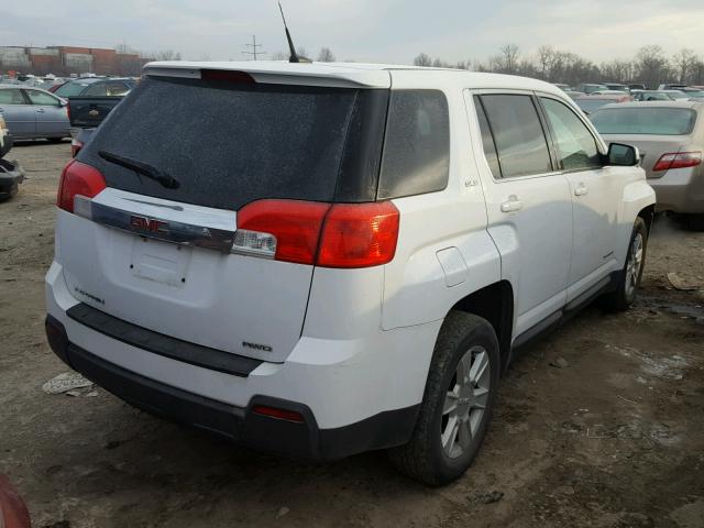 2CTFLCEW2A6296474 - 2010 GMC TERRAIN SL WHITE photo 4