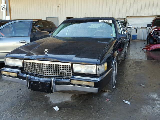 1G6CB5336L4340683 - 1990 CADILLAC FLEETWOOD BLACK photo 2