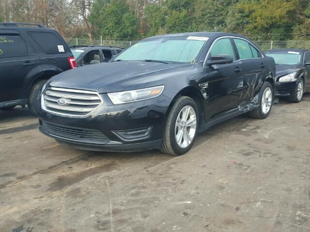 1FAHP2E88EG182401 - 2014 FORD TAURUS SEL BLACK photo 2