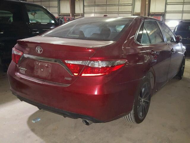 4T1BF1FK4GU525258 - 2016 TOYOTA CAMRY LE RED photo 4