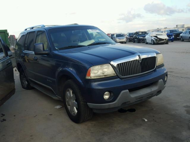 5LMEU68H33ZJ29883 - 2003 LINCOLN AVIATOR BLUE photo 1