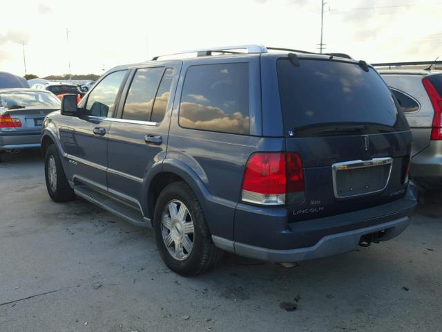 5LMEU68H33ZJ29883 - 2003 LINCOLN AVIATOR 蓝色 照片 3