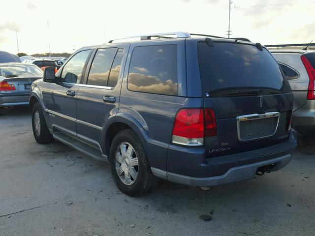 5LMEU68H33ZJ29883 - 2003 LINCOLN AVIATOR BLUE photo 3