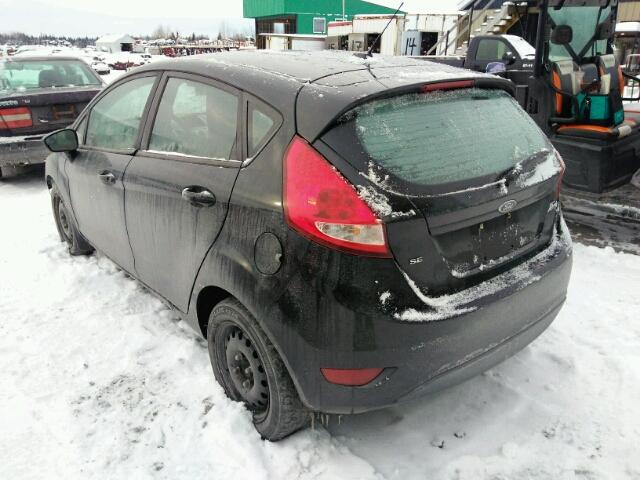 3FADP4EJ2BM114822 - 2011 FORD FIESTA SE BLACK photo 3