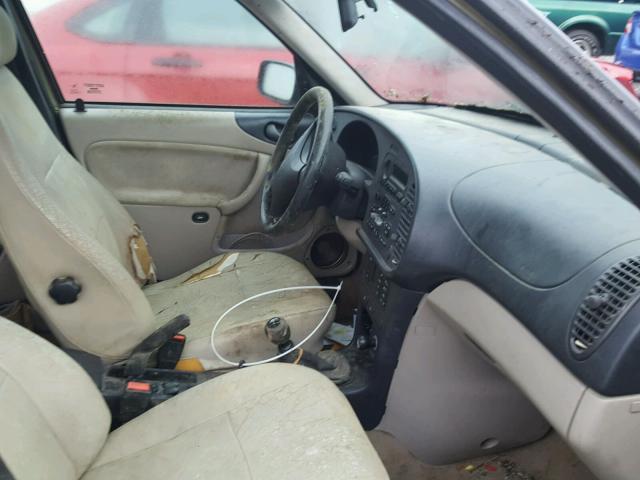 YS3DF55N8W2005695 - 1998 SAAB 900 SE TUR GOLD photo 5