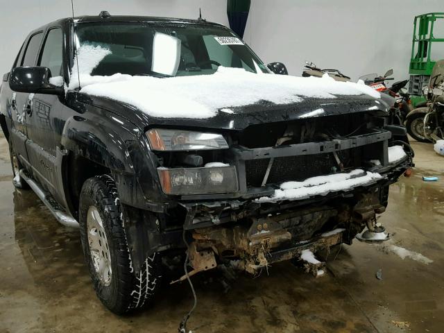 3GNEK12T74G132890 - 2004 CHEVROLET AVALANCHE BLACK photo 1