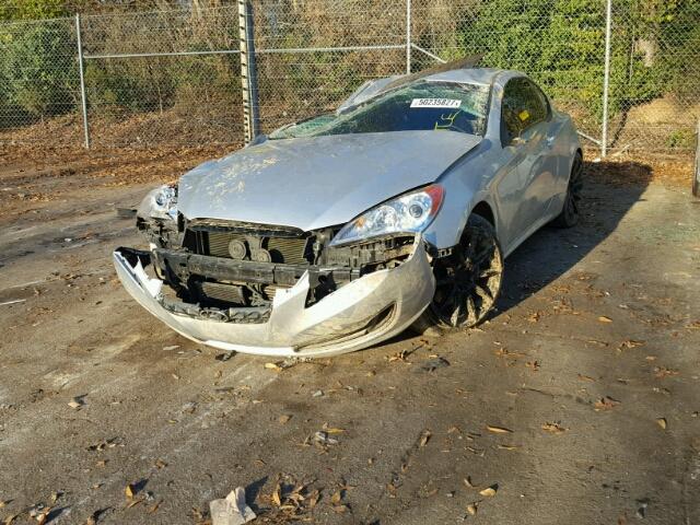 KMHHT6KD5CU070812 - 2012 HYUNDAI GENESIS CO SILVER photo 2