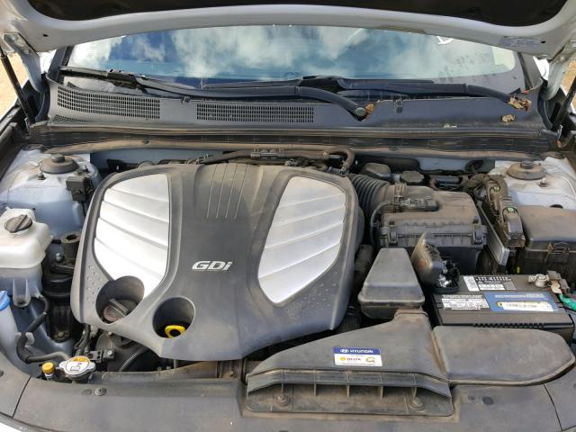 KMHFH4JGXDA258981 - 2013 HYUNDAI AZERA GLS SILVER photo 7