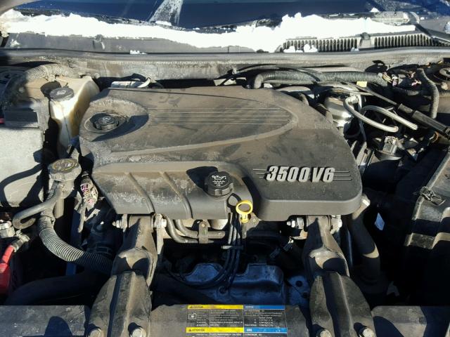 2G1WT58N389115426 - 2008 CHEVROLET IMPALA LT BLACK photo 7