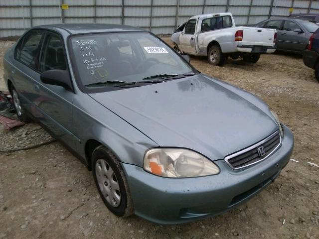 2HGEJ6618YH517562 - 2000 HONDA CIVIC BASE BLUE photo 1