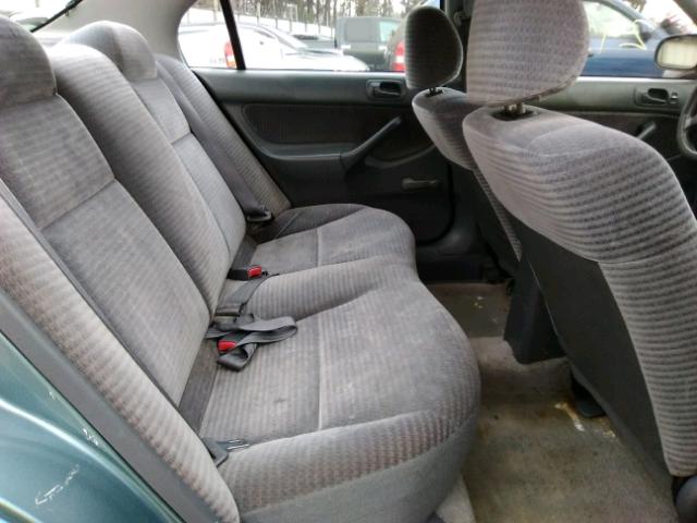 2HGEJ6618YH517562 - 2000 HONDA CIVIC BASE BLUE photo 6