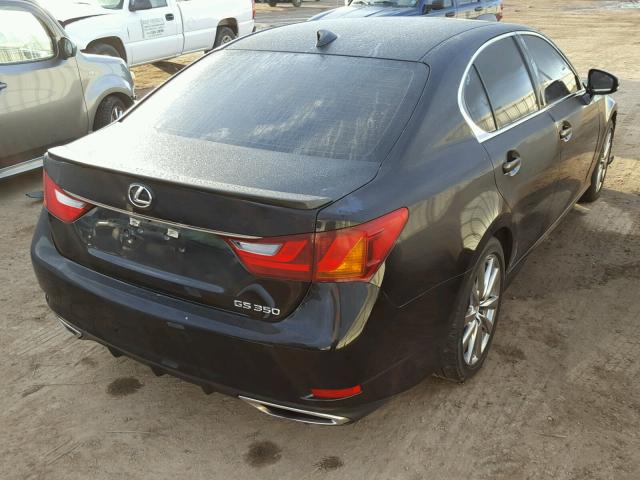 JTHBE1BL6FA015109 - 2015 LEXUS GS 350 BLACK photo 4